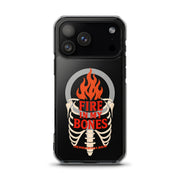 Fire in My Bones Clear iPhone Case - iPhone 17 Pro Max - Front View
