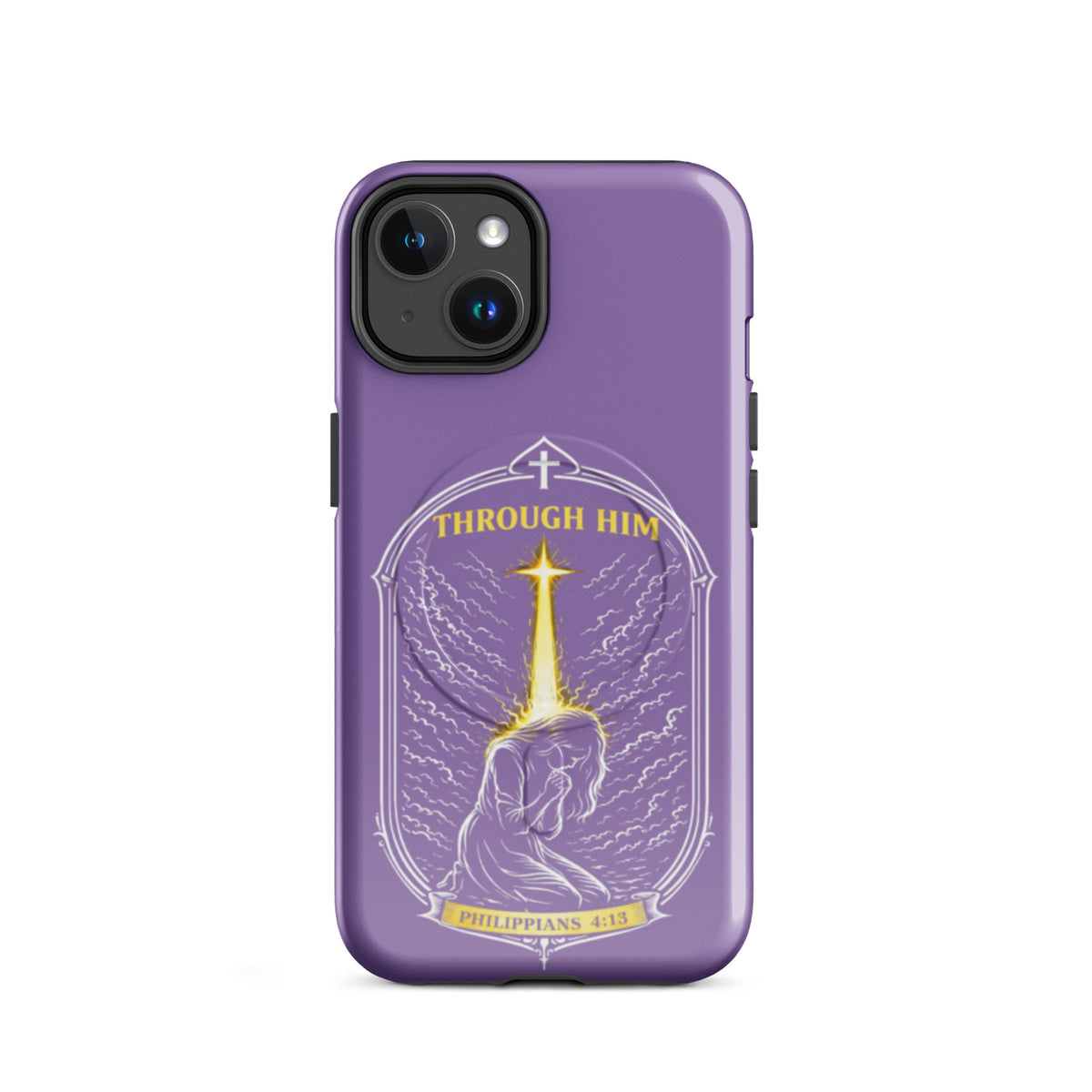 Through Him Women's Tough iPhone Case - iPhone 14 - Front View
