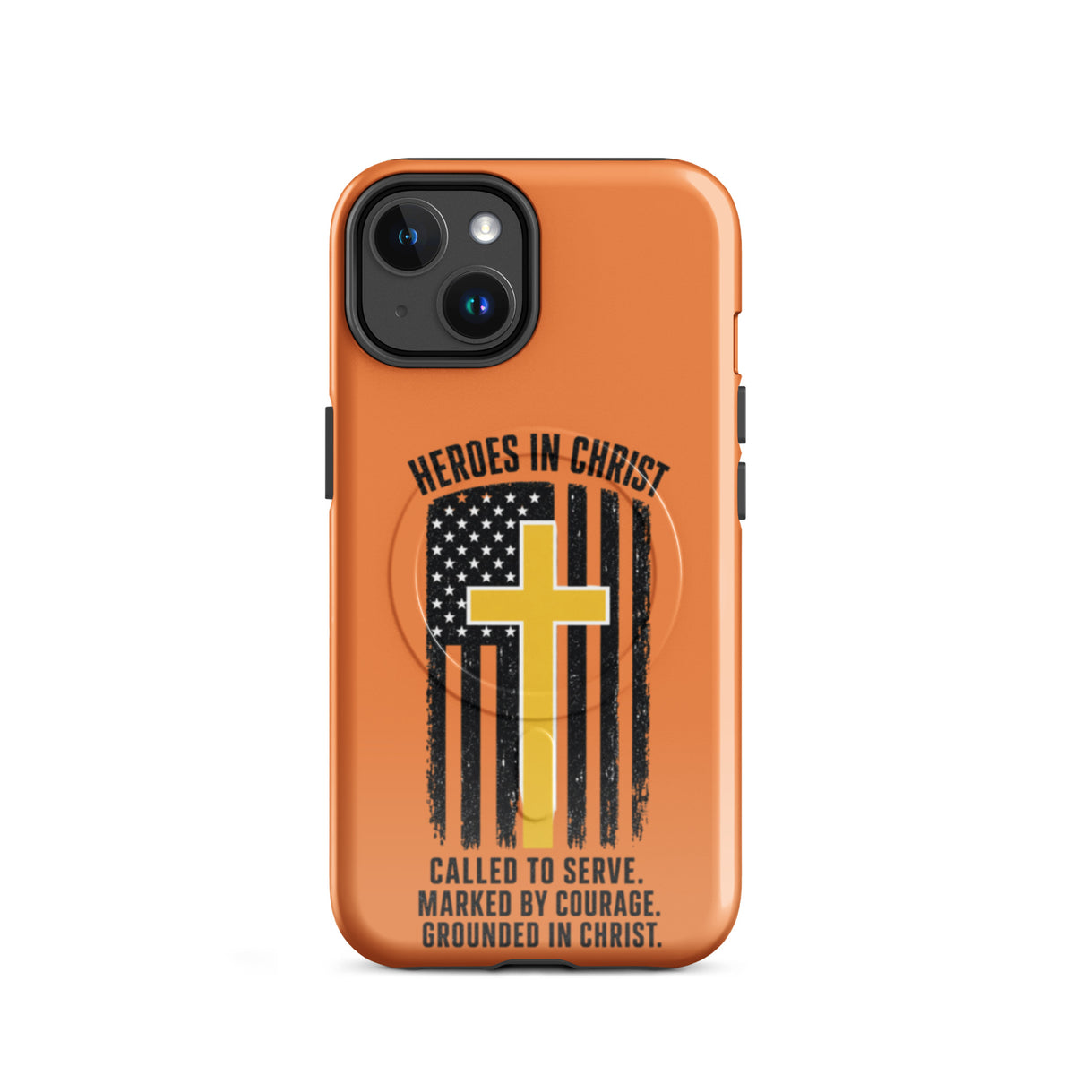 Heroes in Christ Dispatch Tough iPhone Case - iPhone 14 - Front View