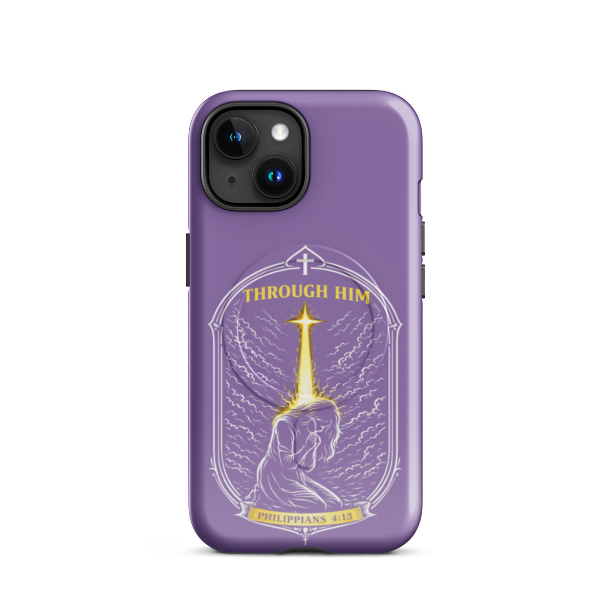 Through Him Women's Tough iPhone Case - iPhone 15 - Front View