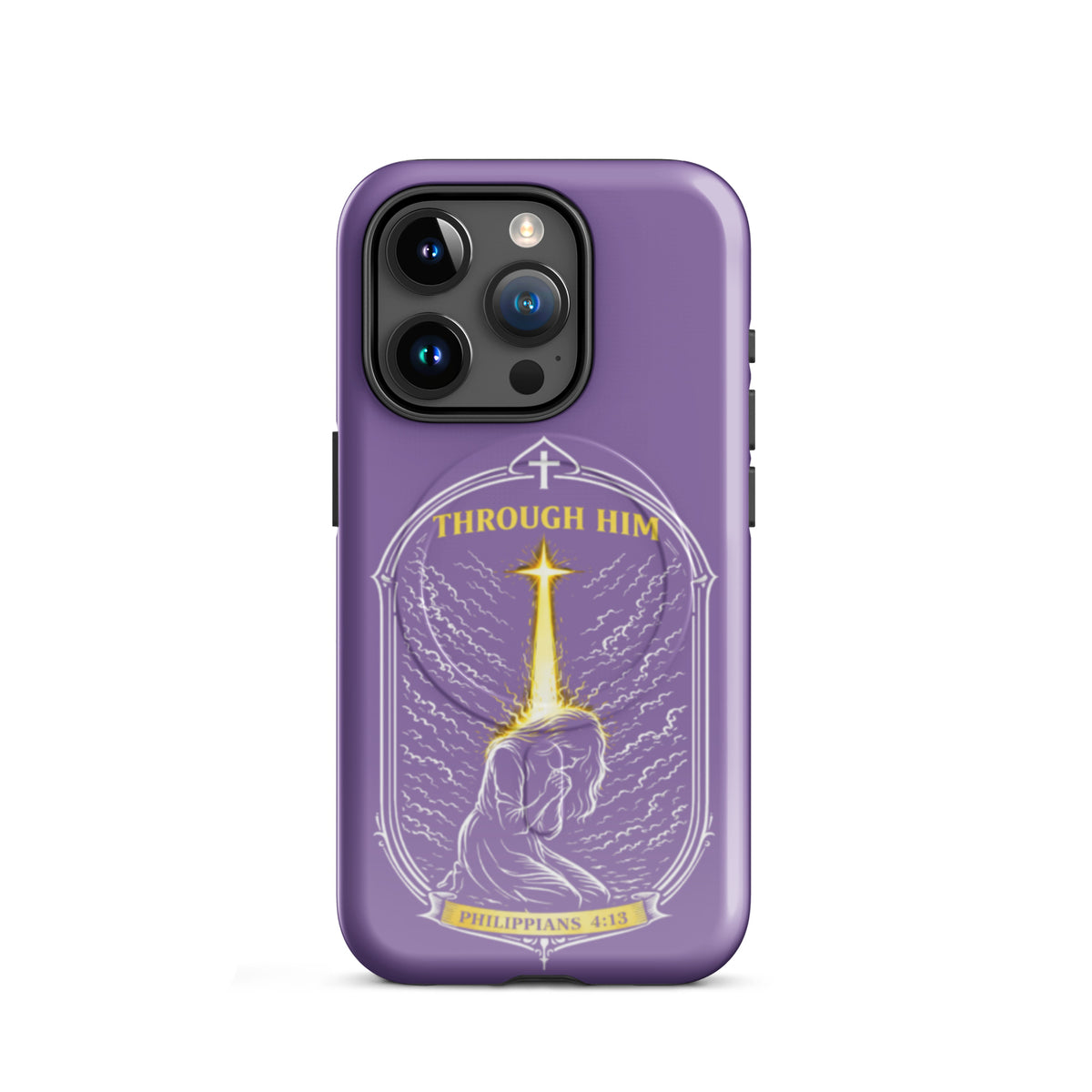 Through Him Women's Tough iPhone Case - iPhone 15 Pro - Front View