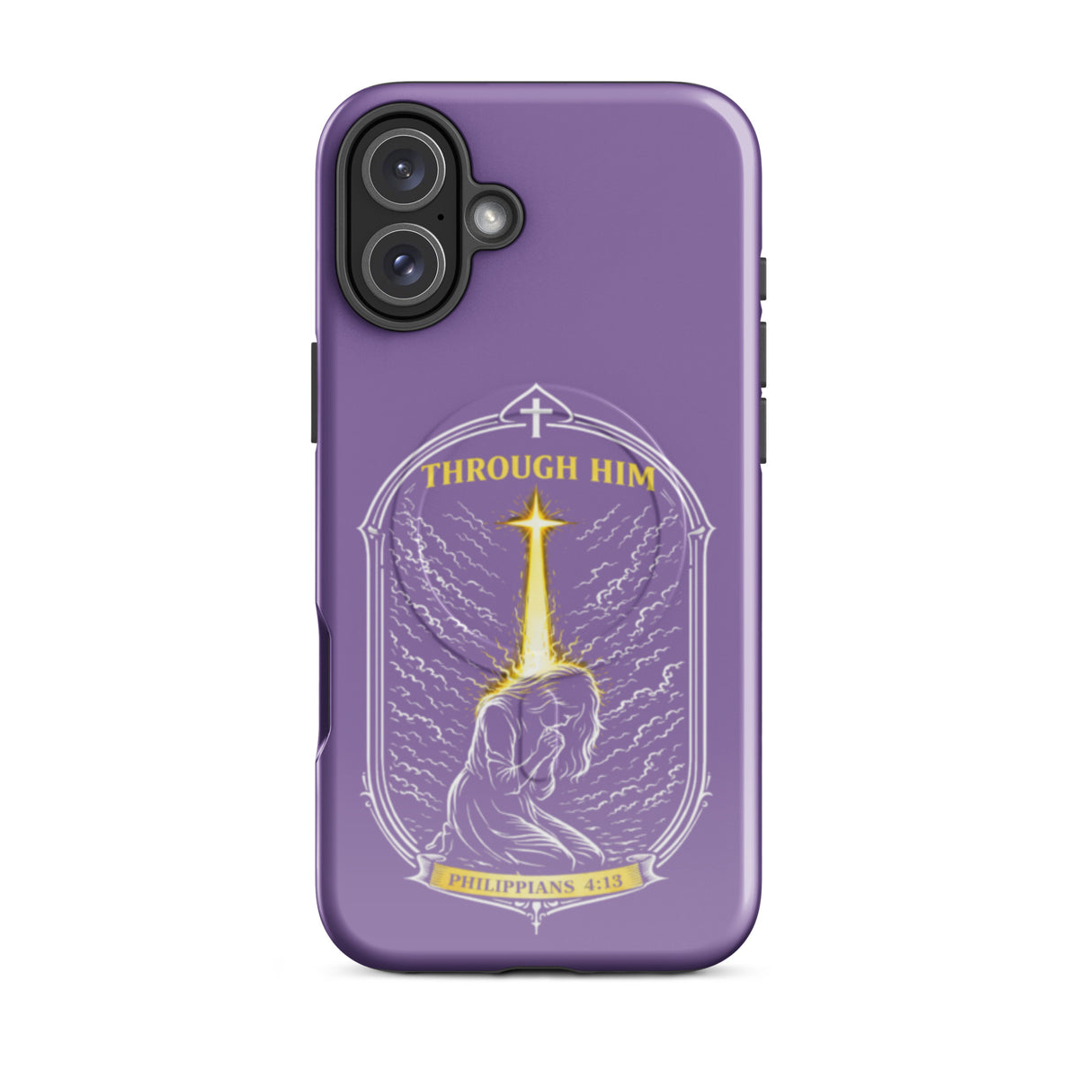Through Him Women's Tough iPhone Case - iPhone 16 Plus - Front View
