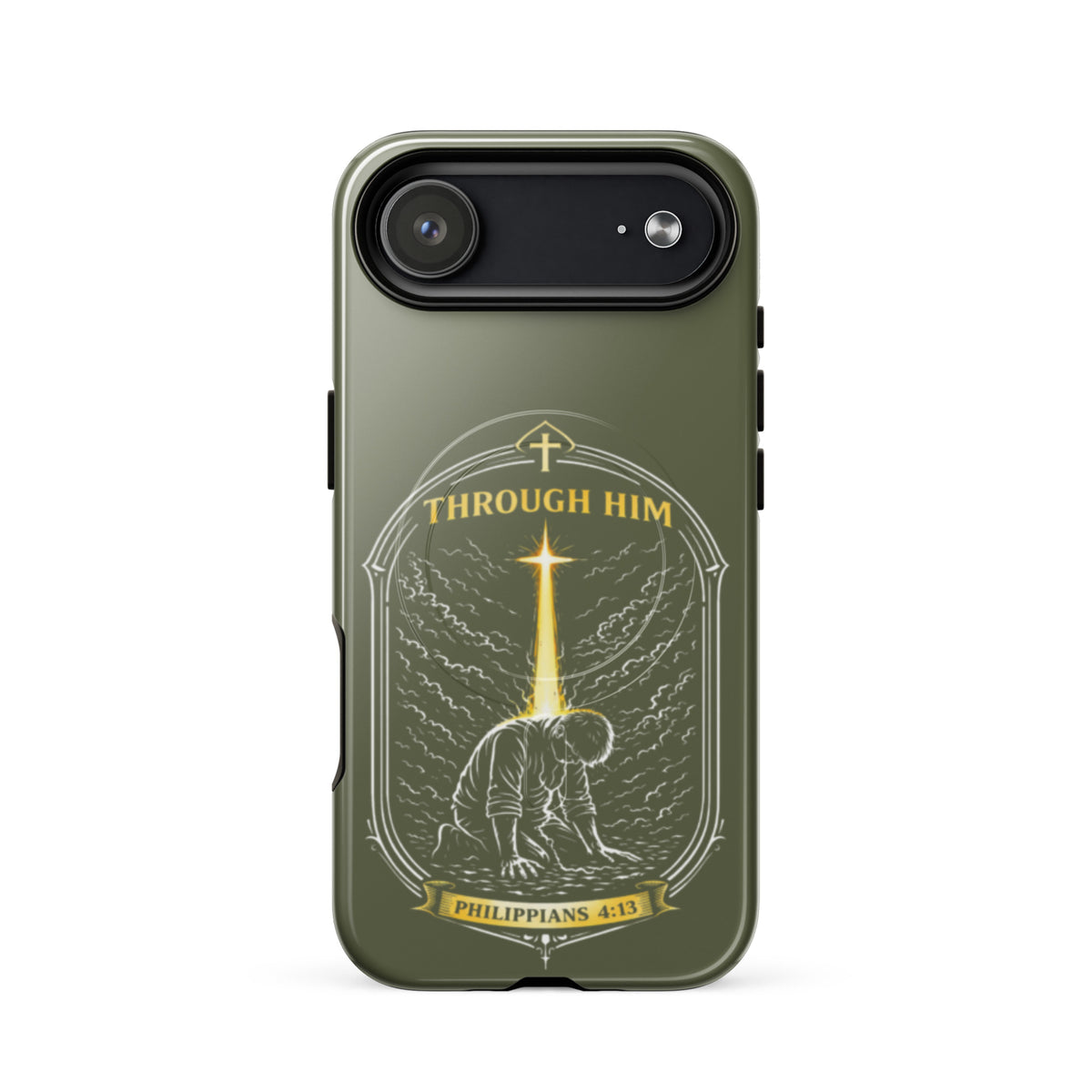 Through Him Men's Tough iPhone Case - iPhone 17 Air - Front View