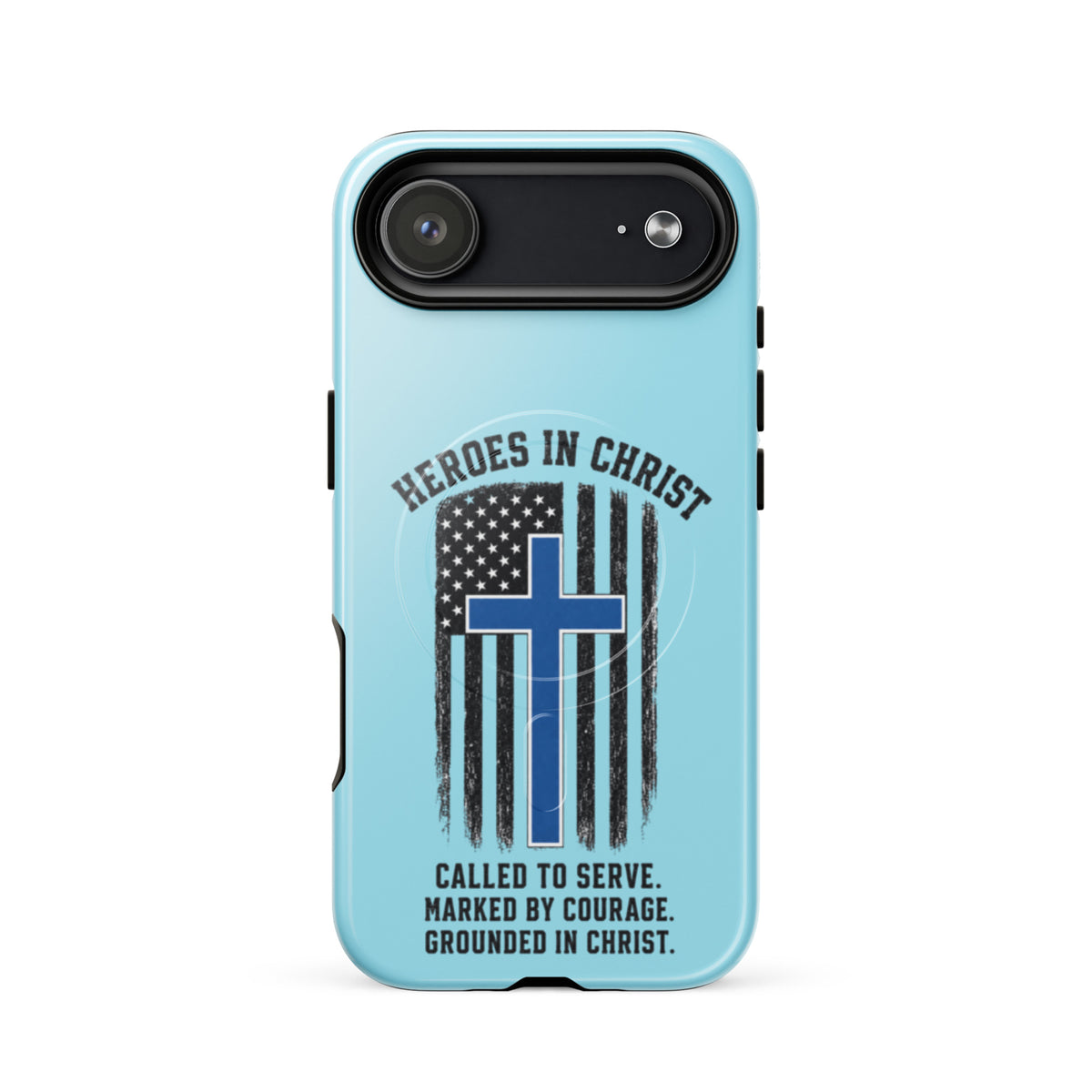 Heroes in Christ Police Tough iPhone Case - iPhone 17 Air - Front View