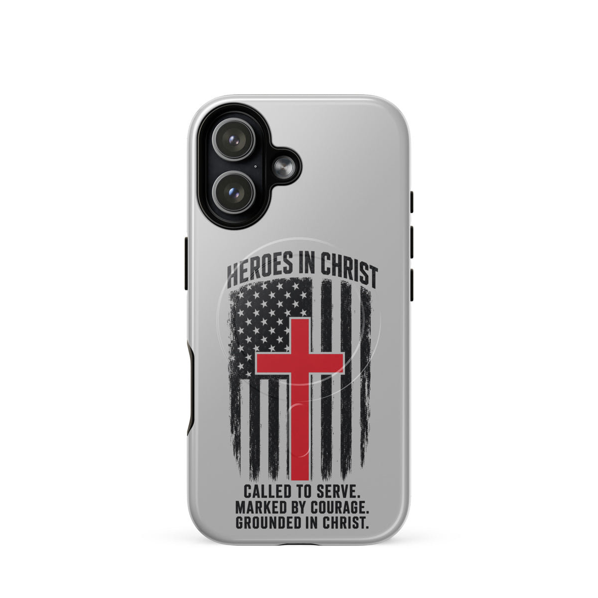Heroes in Christ Fire & Rescue Tough iPhone Case - iPhone 17 - Front View