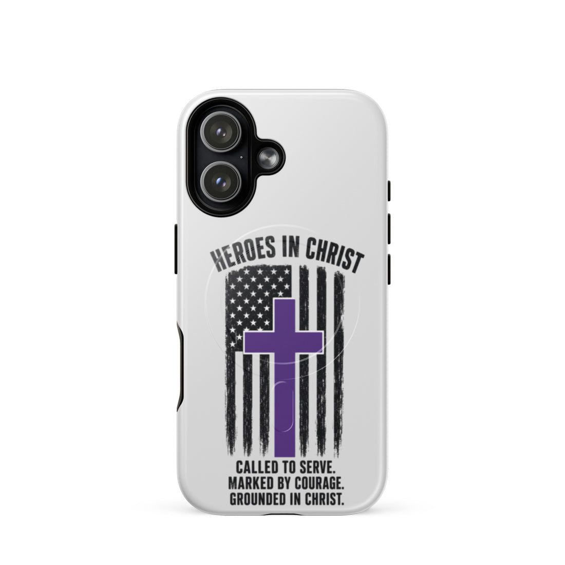 Heroes in Christ Security iPhone Tough Case - iPhone 17 - Front View