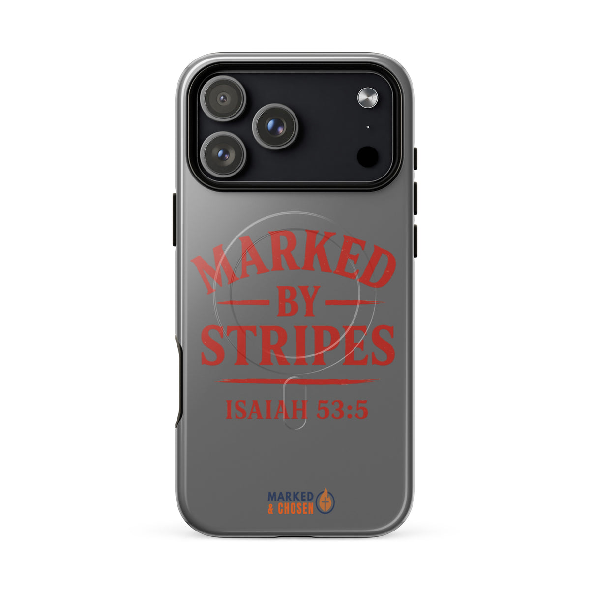 Marked by Stripes Tough MagSafe iPhone Case - iPhone 17 Pro Max - Front View
