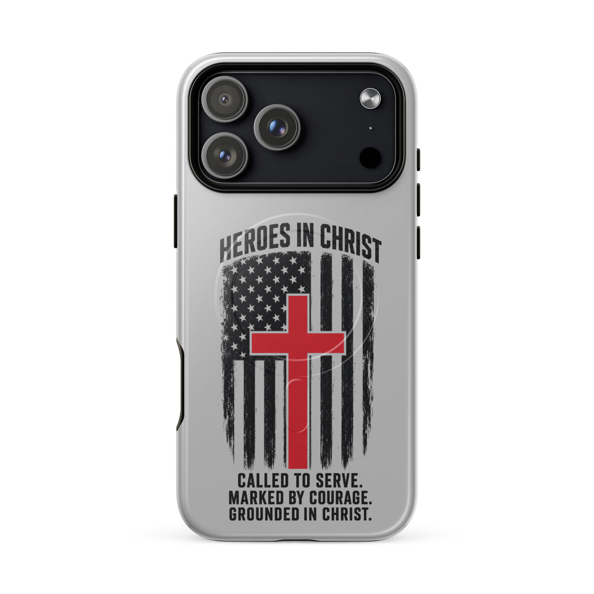 Heroes in Christ Fire & Rescue Tough iPhone Case - iPhone 17 Pro Max - Front View