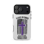Heroes in Christ Security iPhone Tough Case - iPhone 17 Pro Max - Front View