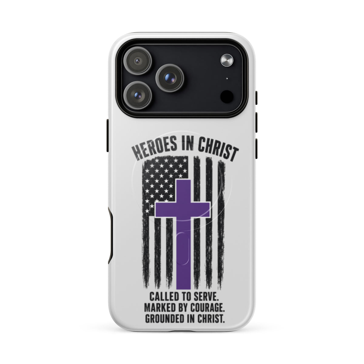Heroes in Christ Security iPhone Tough Case - iPhone 17 Pro Max - Front View