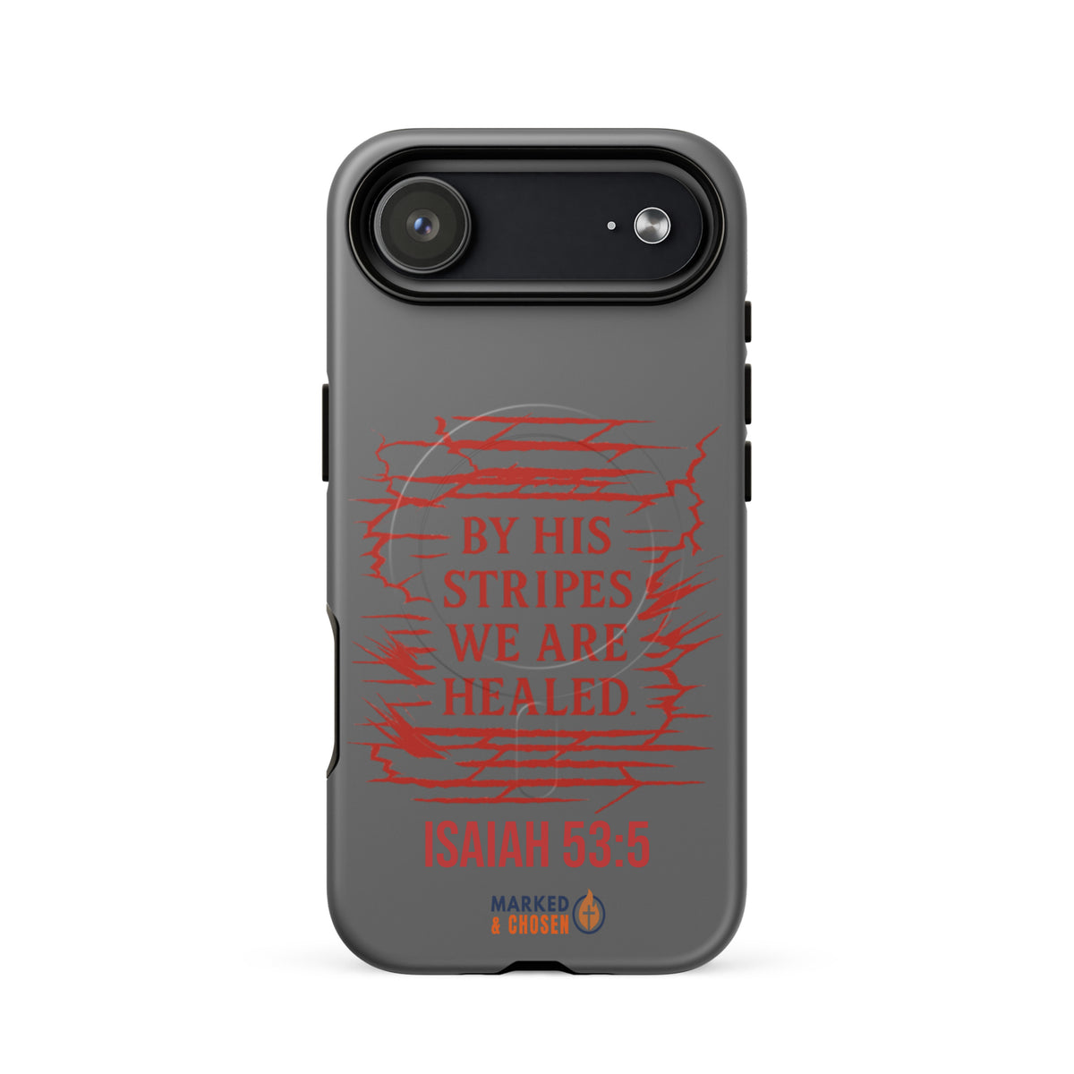 By His Stripes Tough MagSafe iPhone Case - iPhone 17 Air - Front View