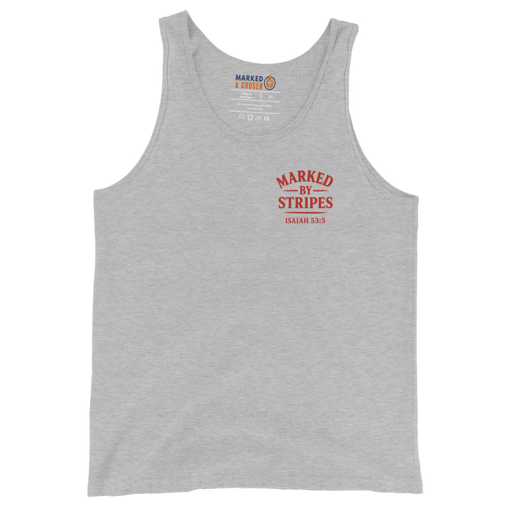 Men's Marked by Stripes Tank Top - Athletic Heather - Front View