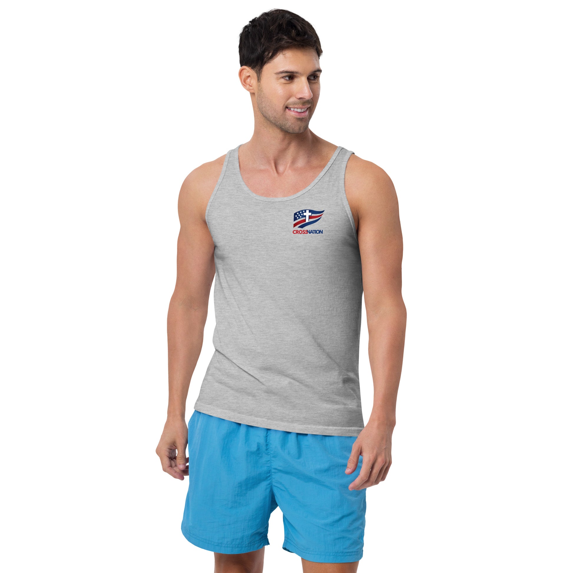 Men's Heartland Tank Top - Athletic Heather - Front View 2