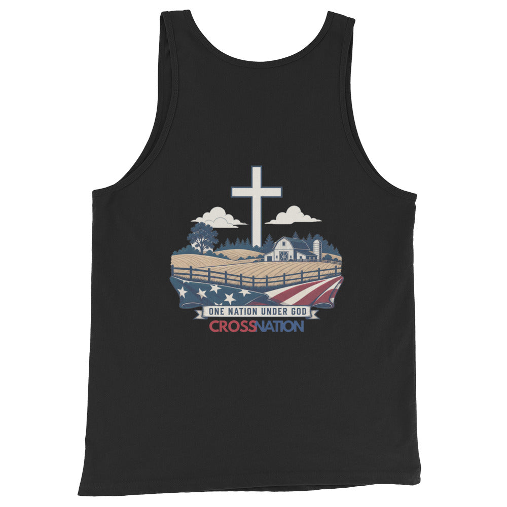 Men's Heartland Tank Top - Black - Back View