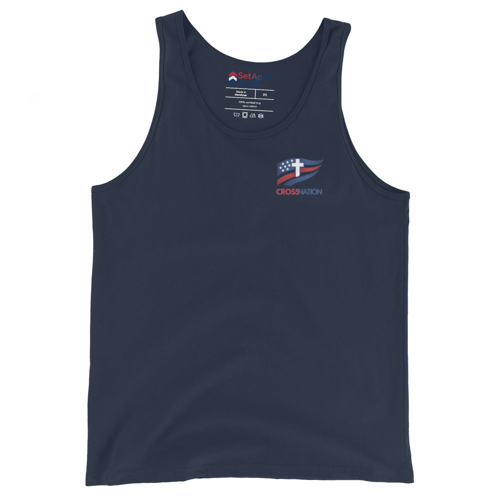 Men's America 250th Tank Top - Navy - Front View