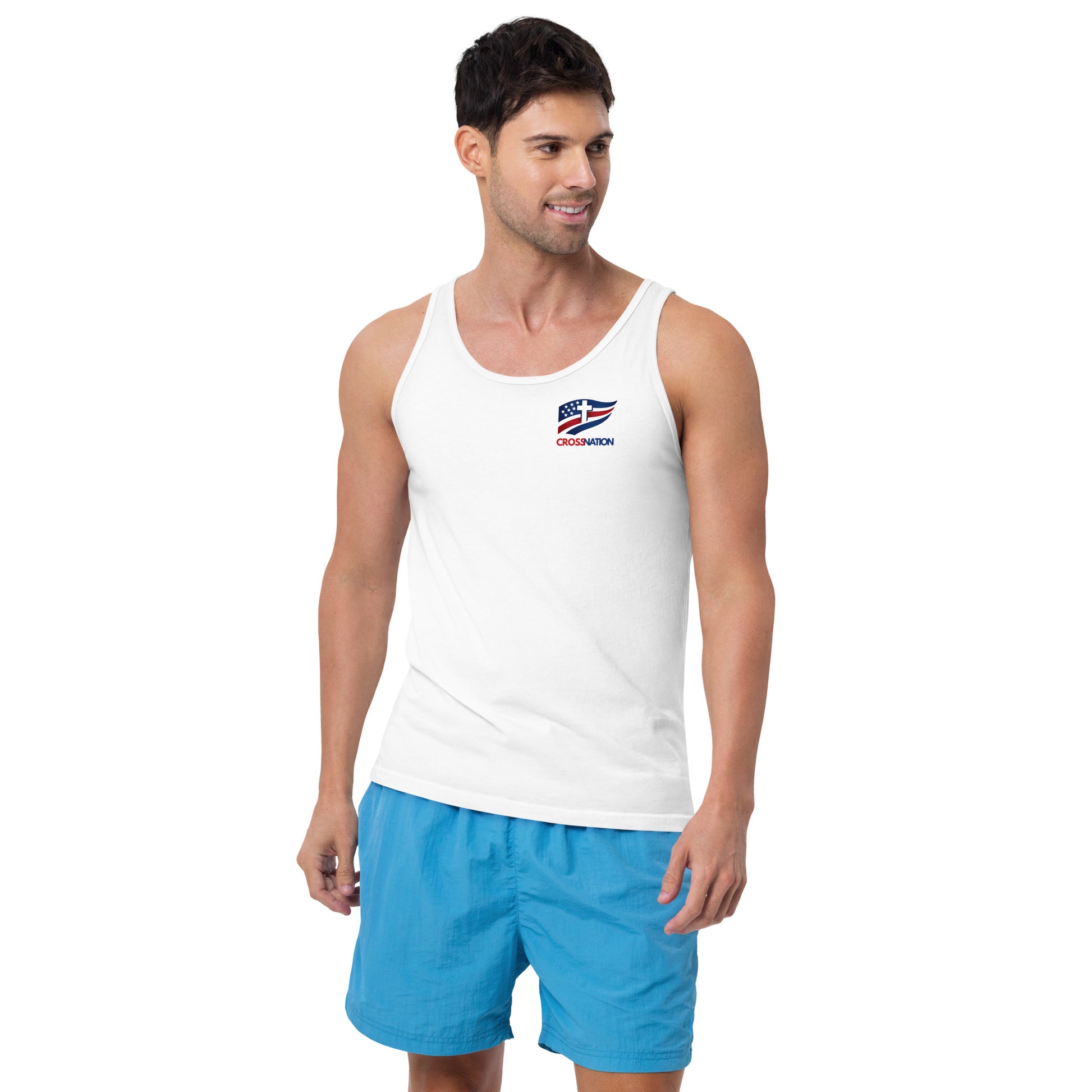 Men's America 250th Tank Top - White - Front View 2