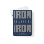 Iron Sharpens Iron Playing Cards - White - Front View