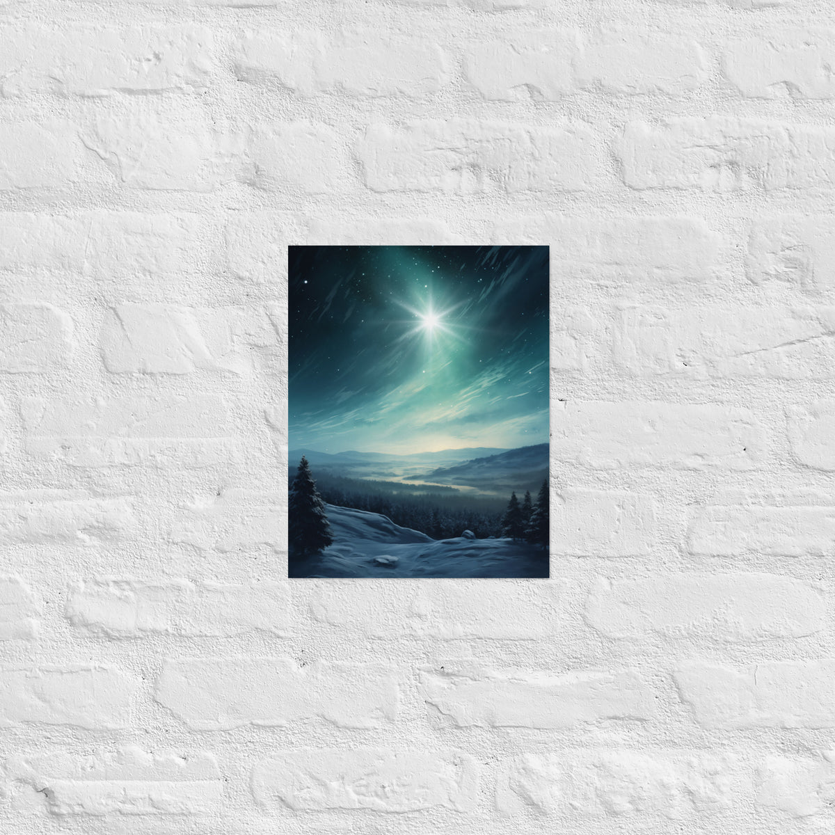 Northern Star Poster - 11″×14″ - Front View