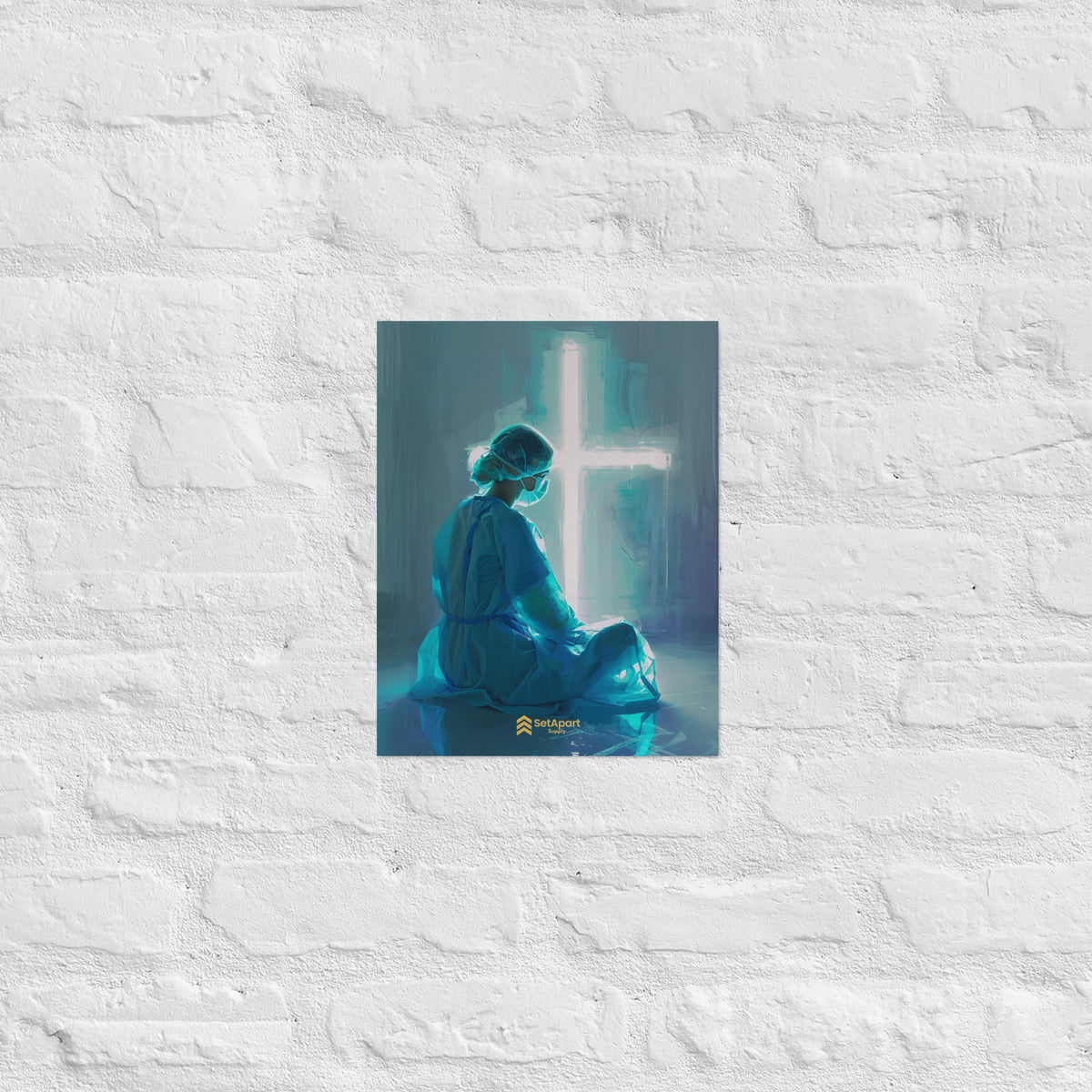On Call to the Cross Poster - 11″×14″ - Front View