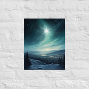 Northern Star Poster - 16″×20″ - Front View