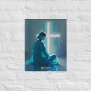 On Call to the Cross Poster - 16″×20″ - Front View