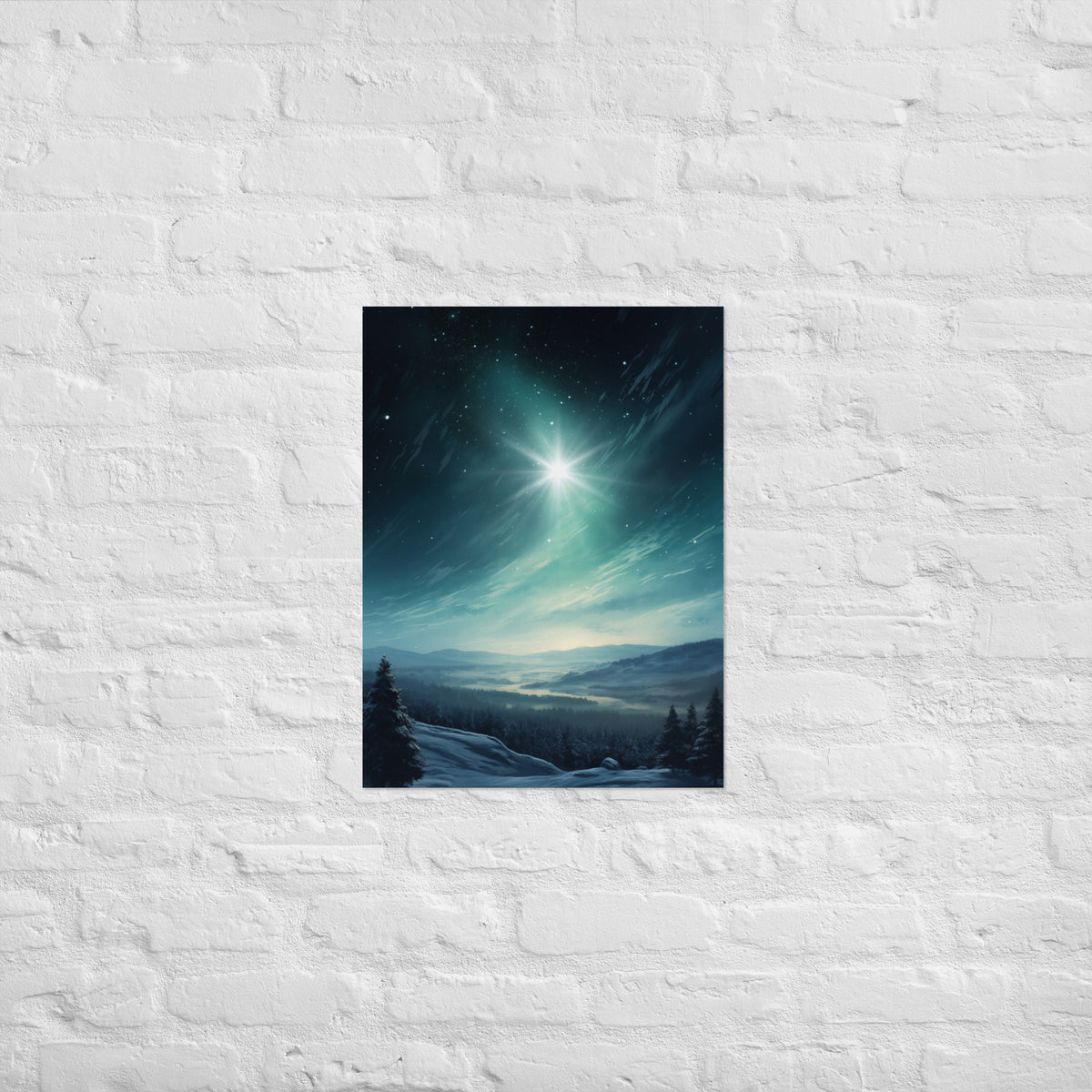 Northern Star Poster - 18″×24″ - Front View