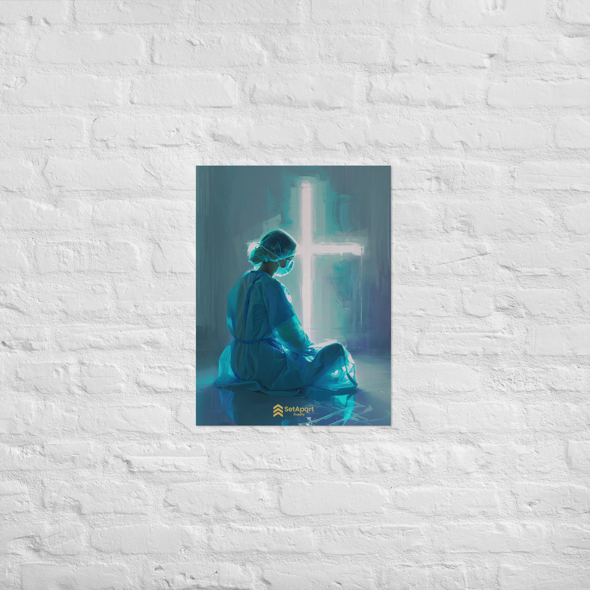 On Call to the Cross Poster - 18″×24″ - Front View