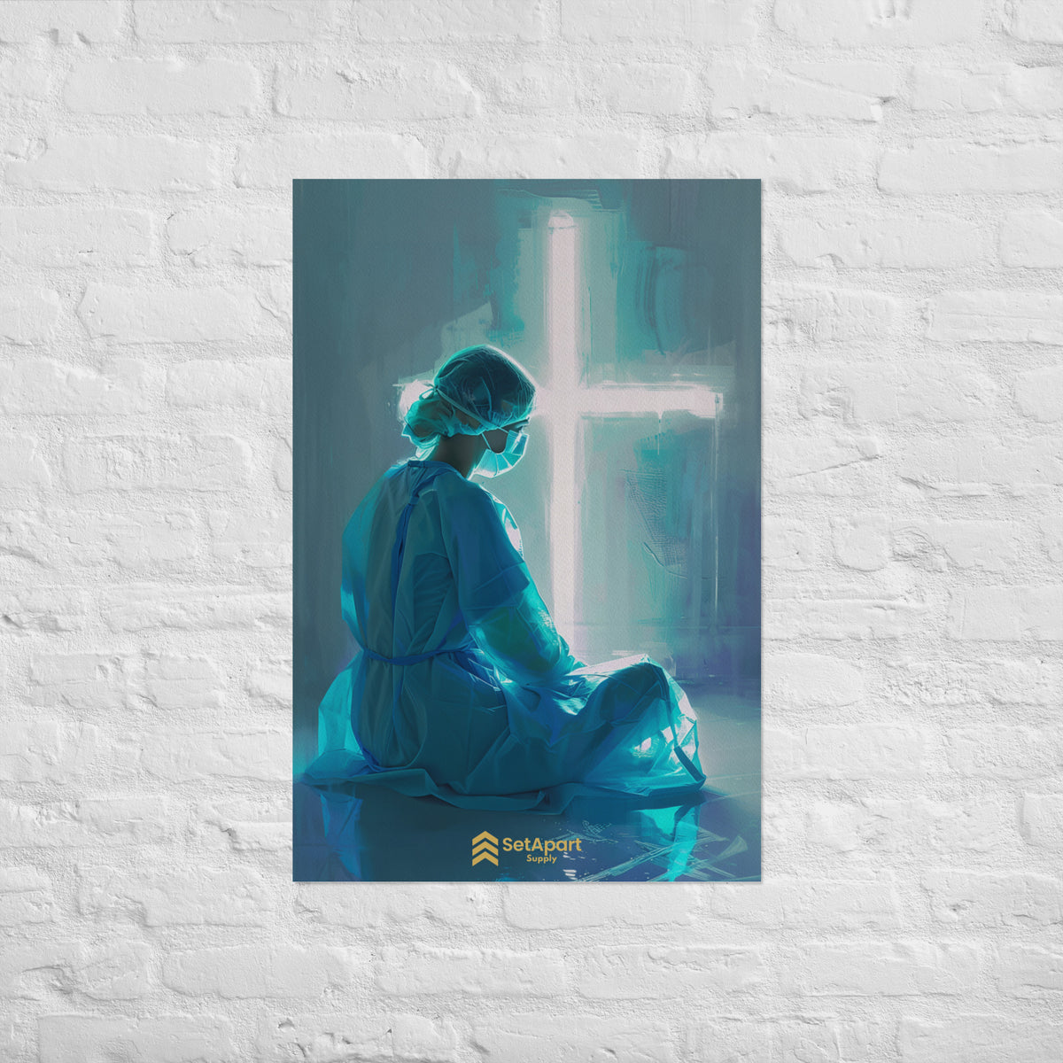 On Call to the Cross Poster - 24″×36″ - Front View