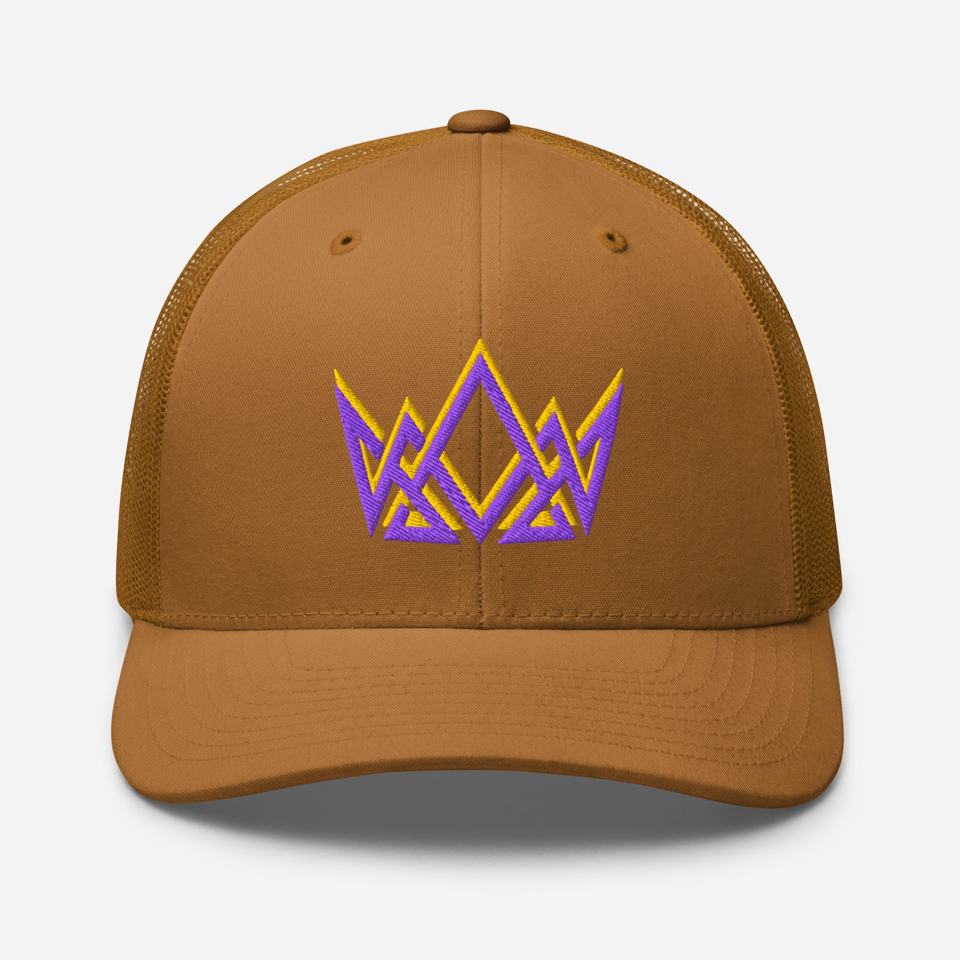 Royalty Trucker Cap - Caramel - Front View