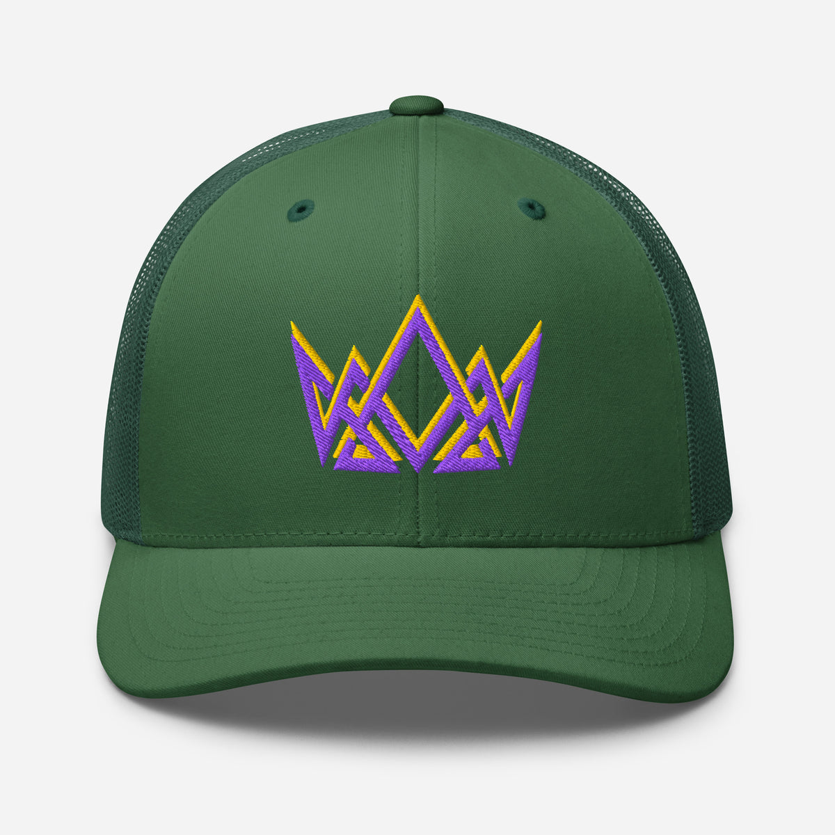 Royalty Trucker Cap - Evergreen - Front View
