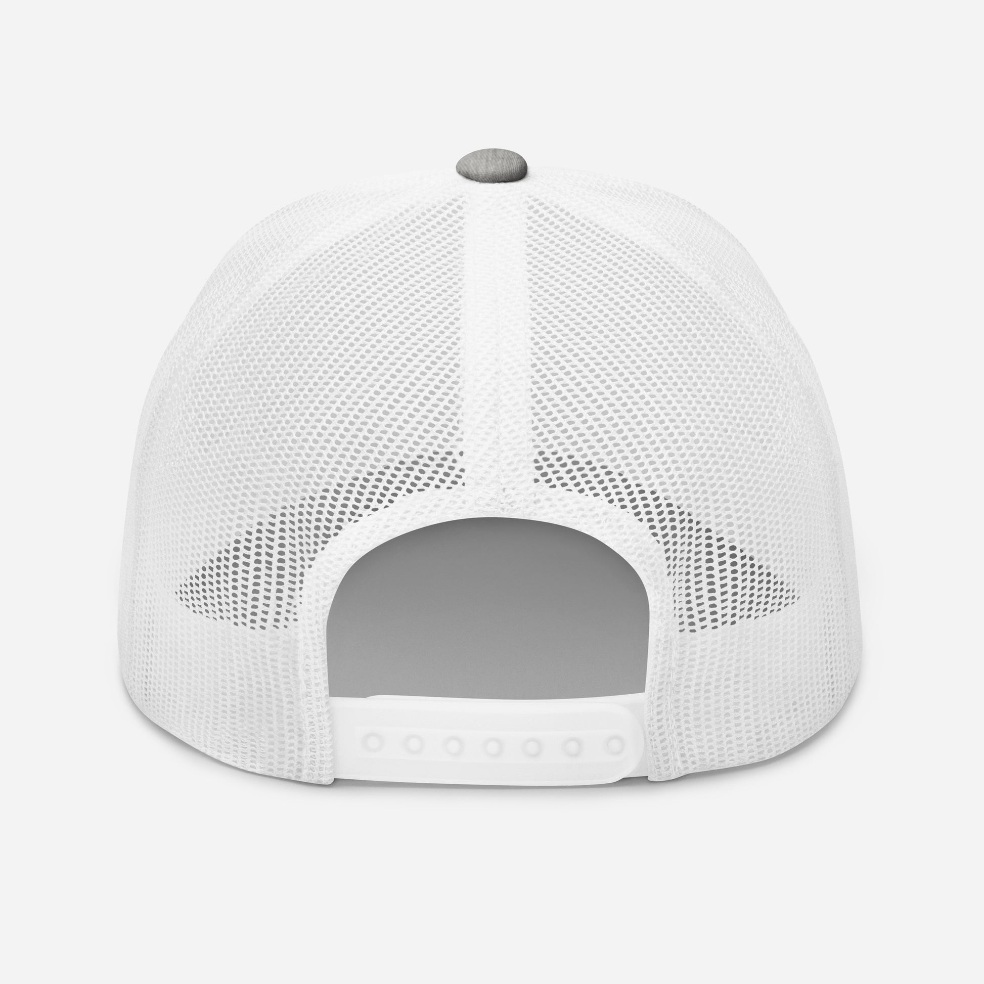 Love Like Jesus Trucker Cap - Heather Grey/White - Back View