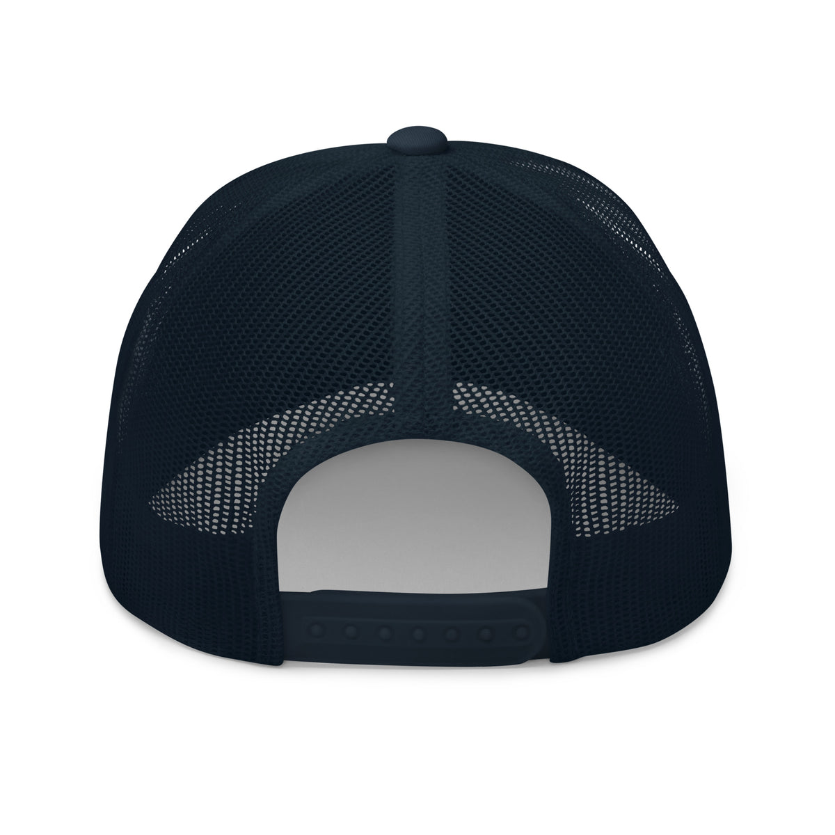 Marked by Stripes Trucker Cap - Navy - Back View
