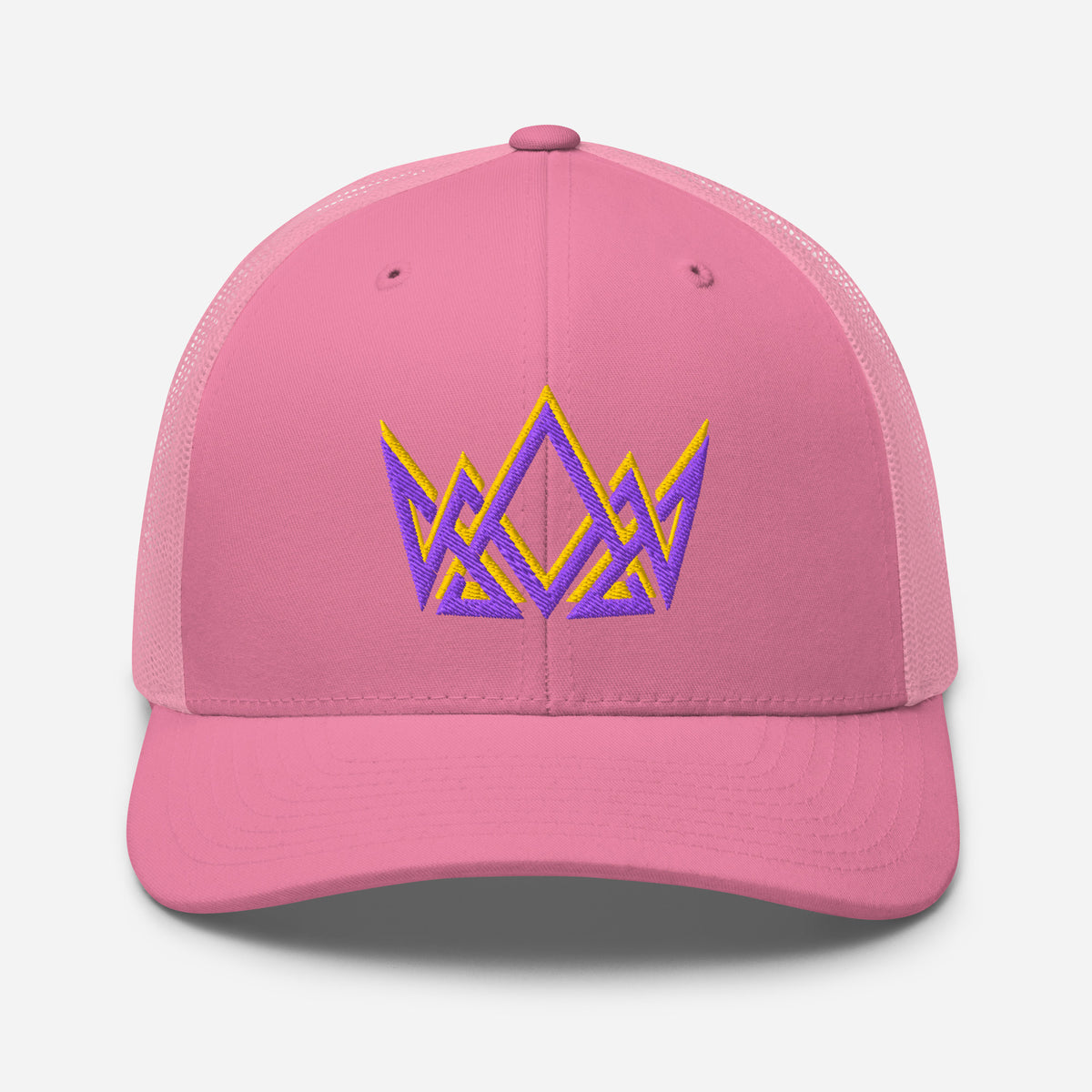 Royalty Trucker Cap - Pink - Front View 2