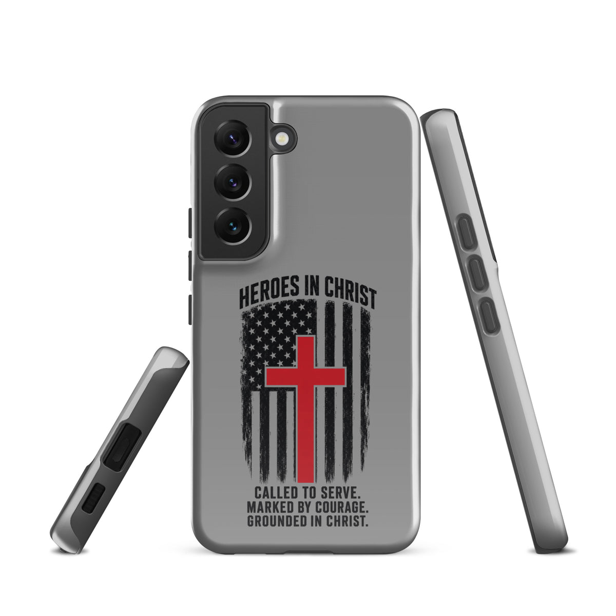 Heroes in Christ Fire & Rescue Tough Samsung Galaxy Case - Samsung Galaxy S22 - Front View