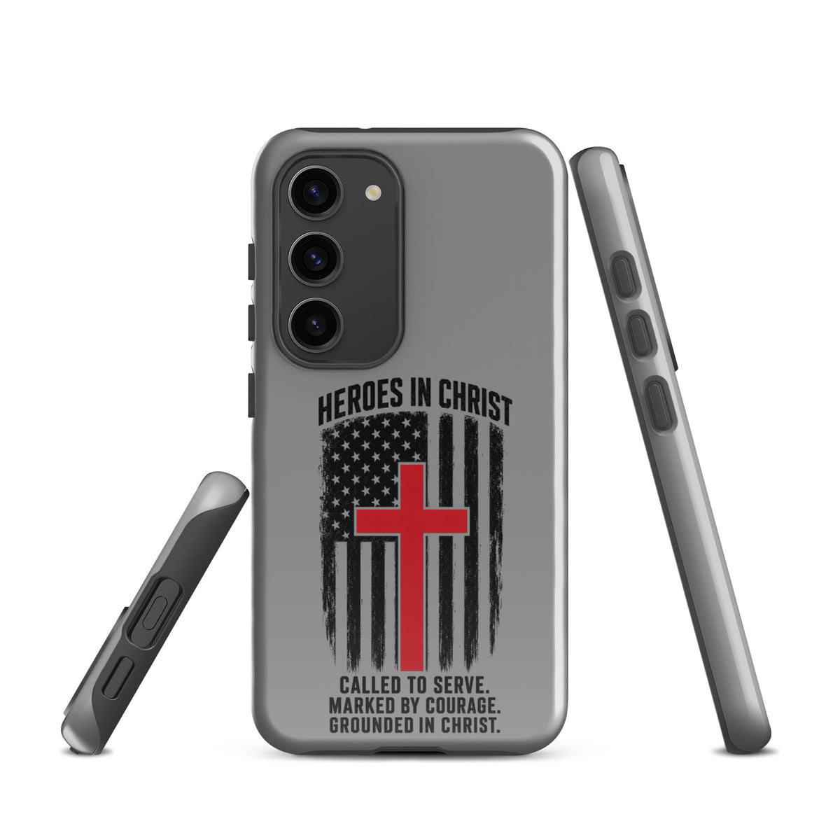 Heroes in Christ Fire & Rescue Tough Samsung Galaxy Case - Samsung Galaxy S23 - Front View