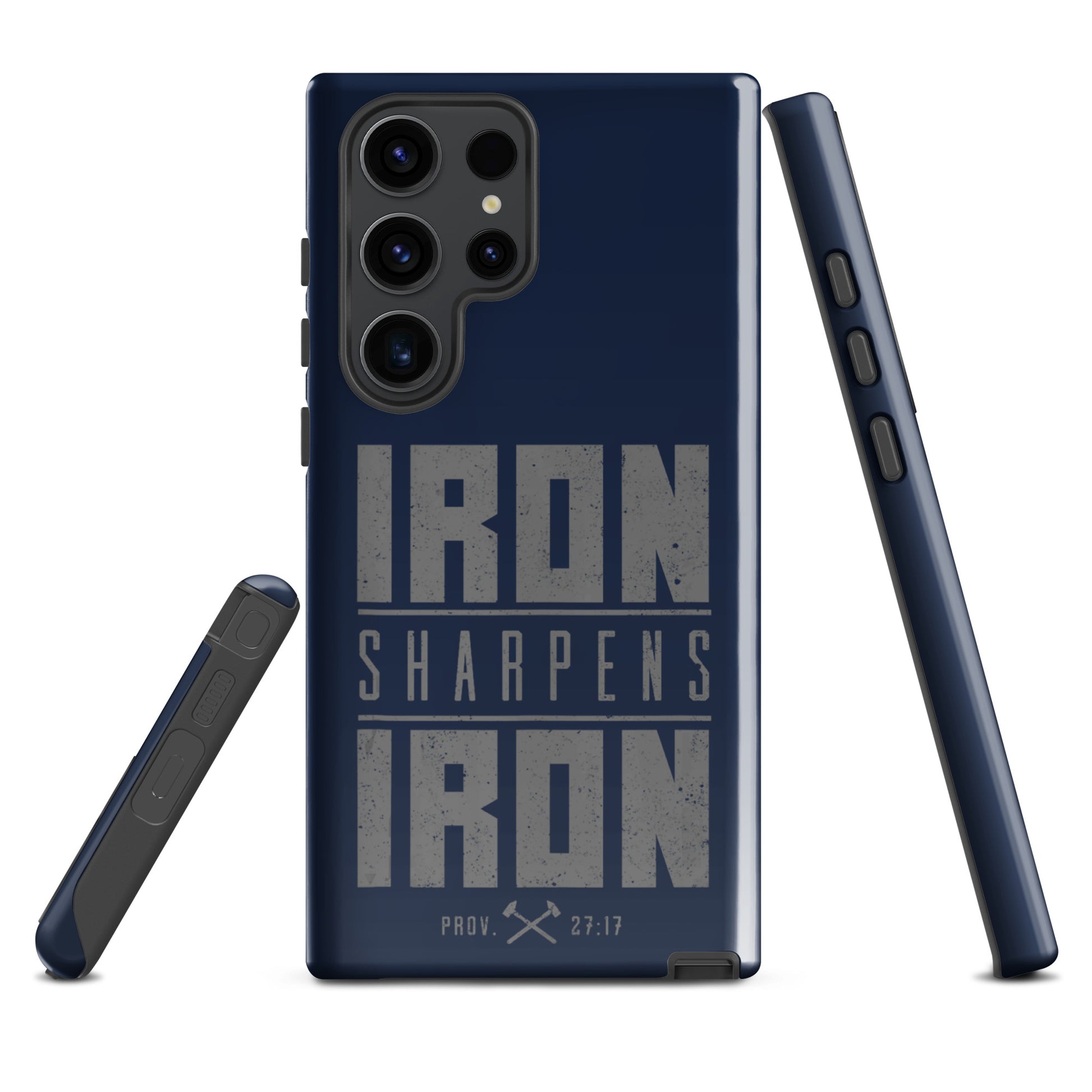 Iron Sharpens Iron Tough Samsung Galaxy Case - Samsung Galaxy S23 Ultra - Front View