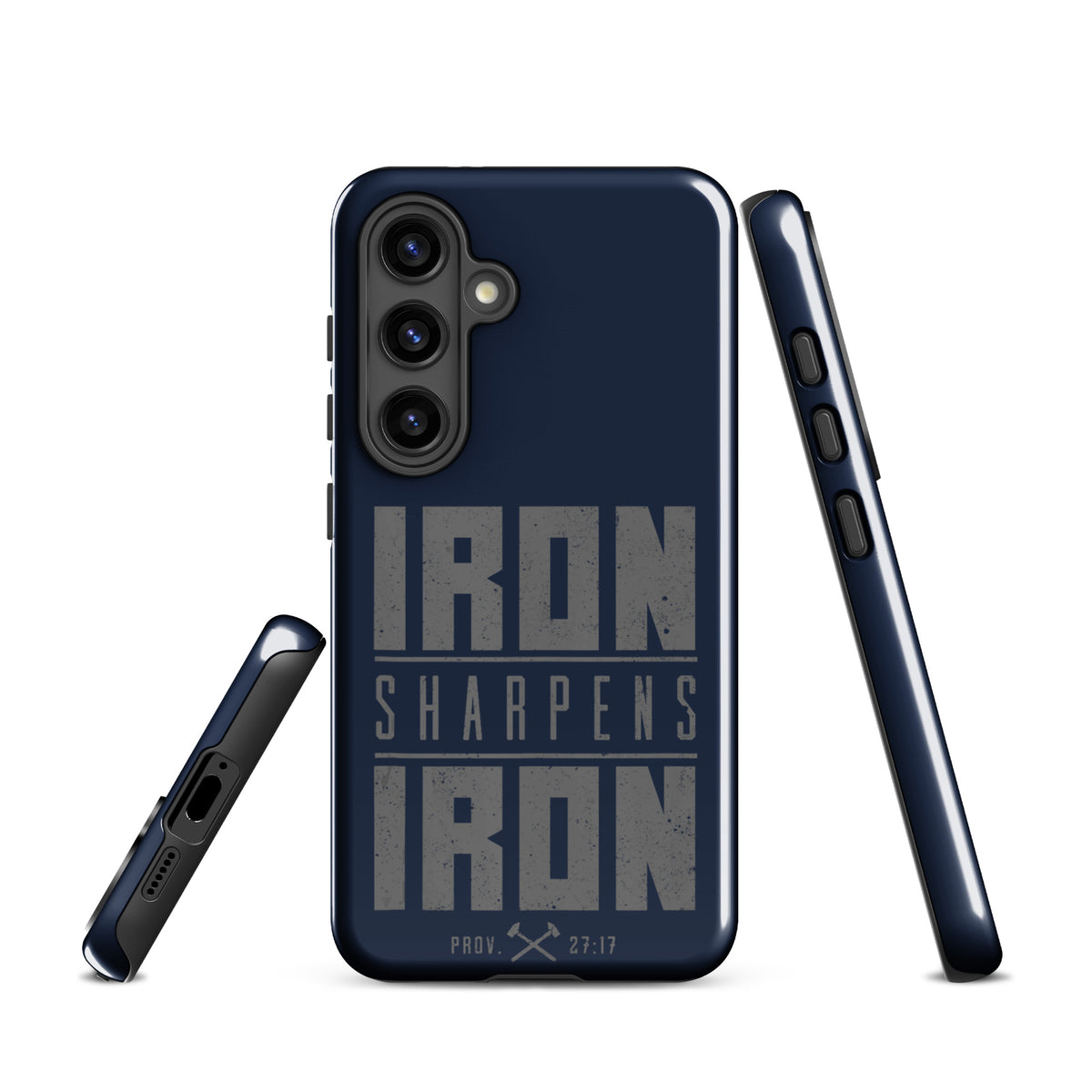 Iron Sharpens Iron Tough Samsung Galaxy Case - Samsung Galaxy S24 - Front View