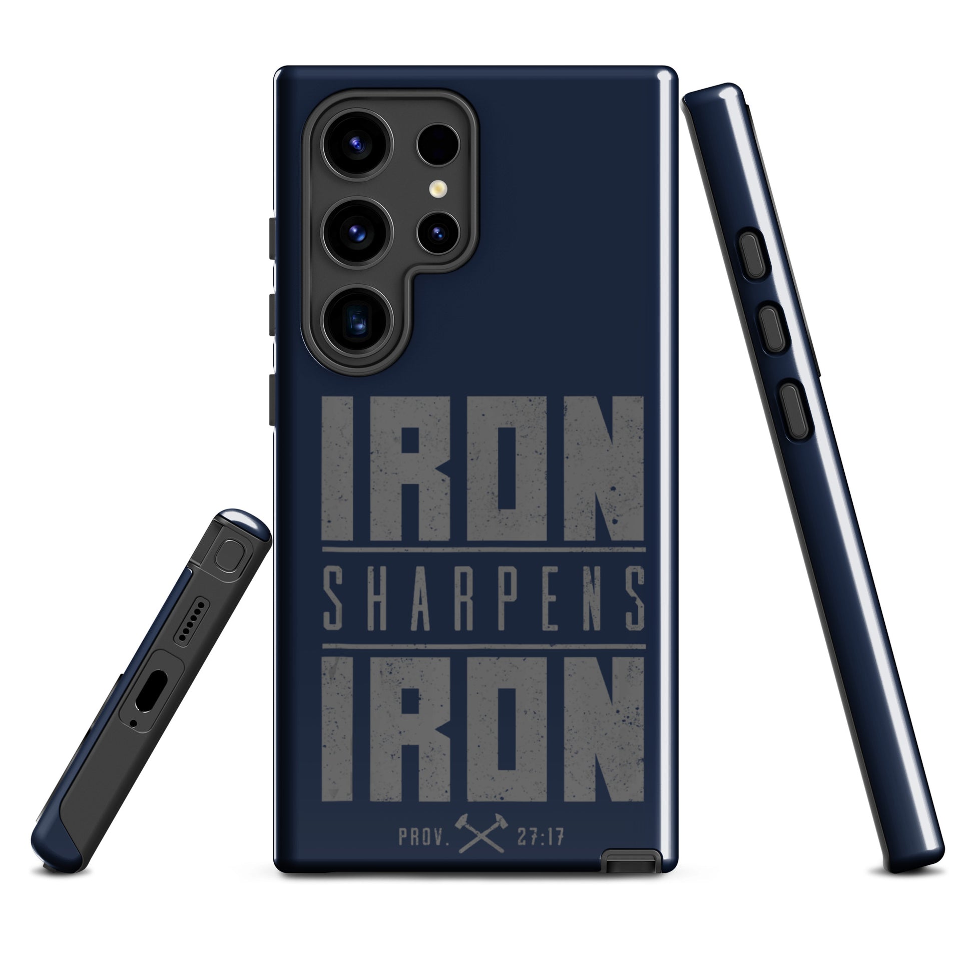 Iron Sharpens Iron Tough Samsung Galaxy Case - Samsung Galaxy S24 Ultra - Front View