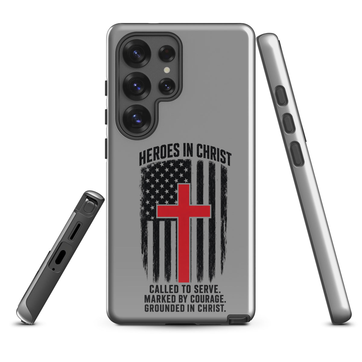 Heroes in Christ Fire & Rescue Tough Samsung Galaxy Case - Samsung Galaxy S25 Ultra - Front View