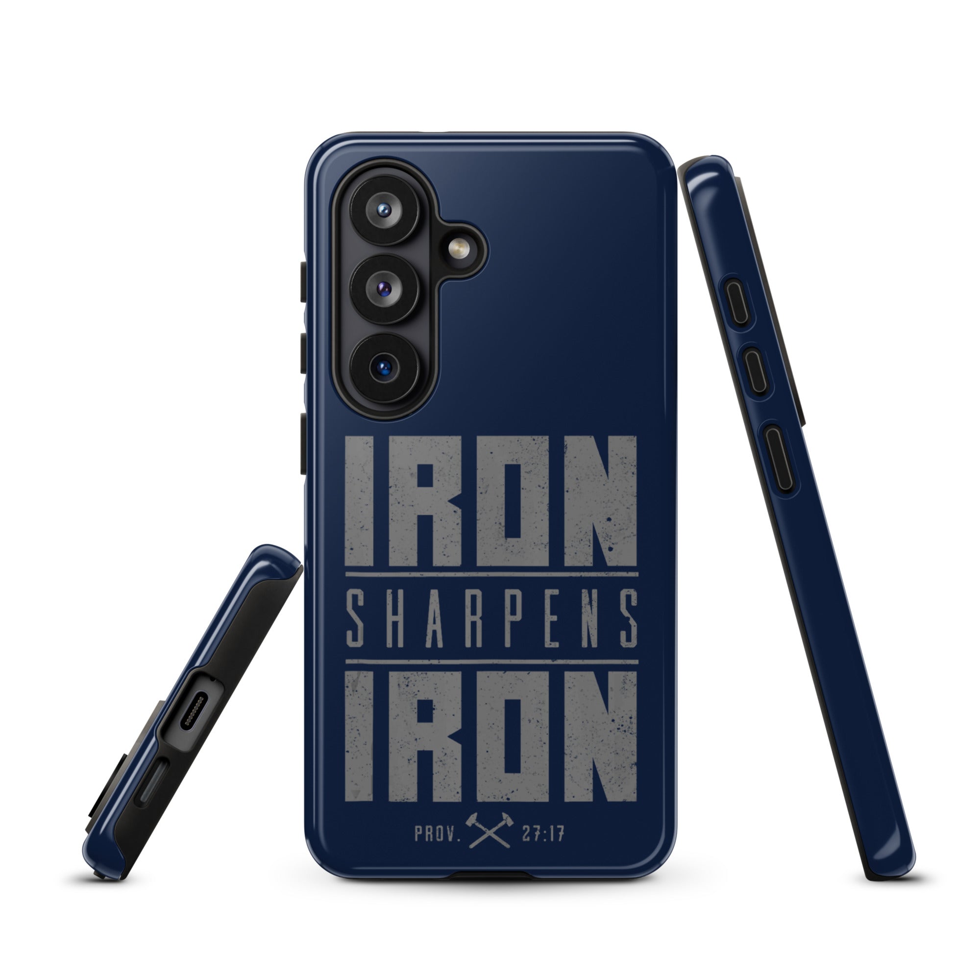 Iron Sharpens Iron Tough Samsung Galaxy Case - Samsung Galaxy S26 - Front View