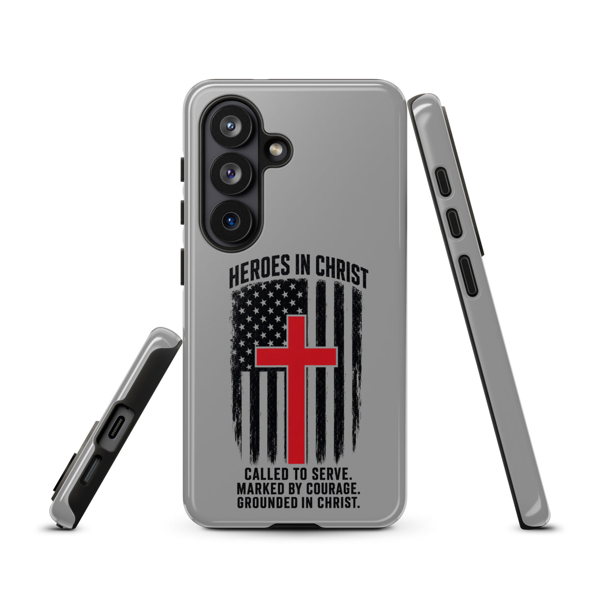 Heroes in Christ Fire & Rescue Tough Samsung Galaxy Case - Samsung Galaxy S26 - Front View