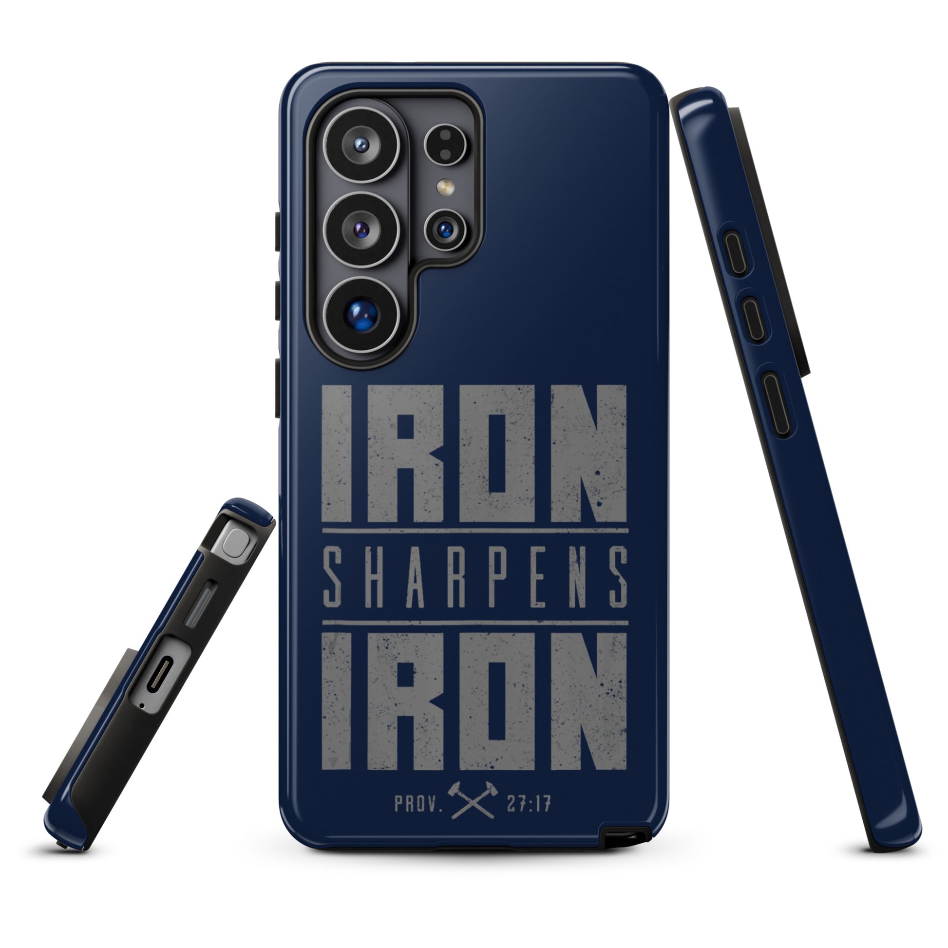 Iron Sharpens Iron Tough Samsung Galaxy Case - Samsung Galaxy S26 Ultra - Front View