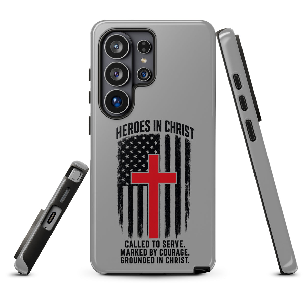 Heroes in Christ Fire & Rescue Tough Samsung Galaxy Case - Samsung Galaxy S26 Ultra - Front View