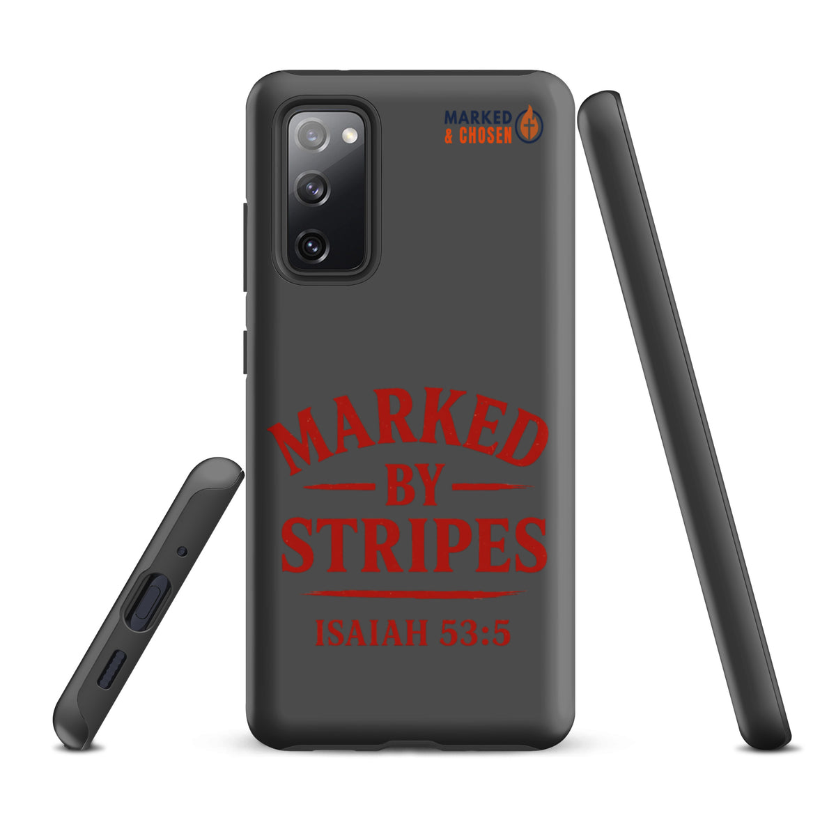 Marked by Stripes Samsung Galaxy Tough Case - Samsung Galaxy S20 FE - Front View