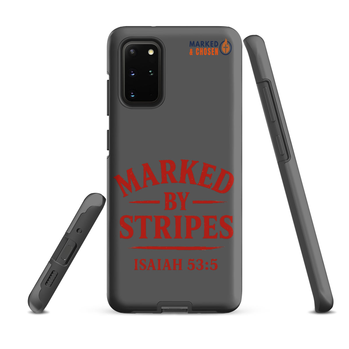 Marked by Stripes Samsung Galaxy Tough Case - Samsung Galaxy S20 Plus - Front View