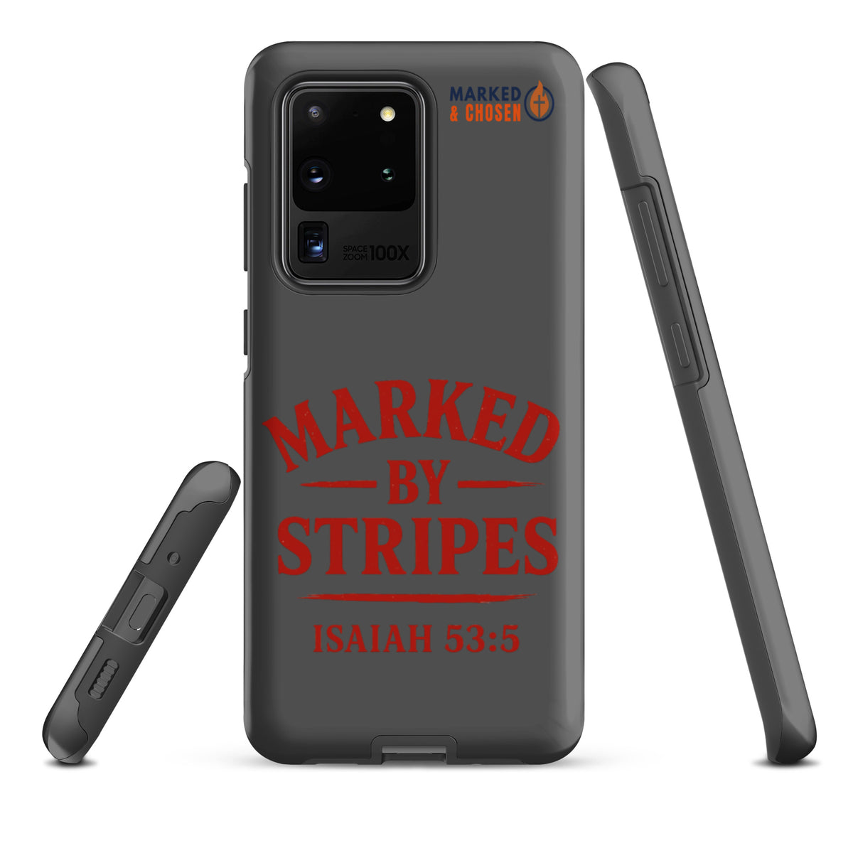 Marked by Stripes Samsung Galaxy Tough Case - Samsung Galaxy S20 Ultra - Front View