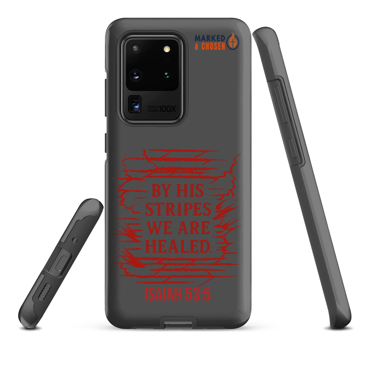 By His Stripes Samsung Galaxy Tough Case - Samsung Galaxy S20 Ultra - Front View