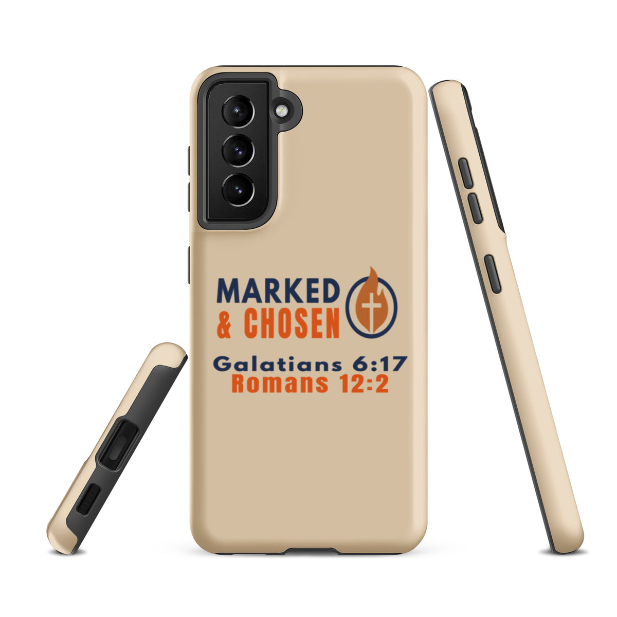 Marked & Chosen Samsung Galaxy Tough Case - Samsung Galaxy S21 FE - Front View