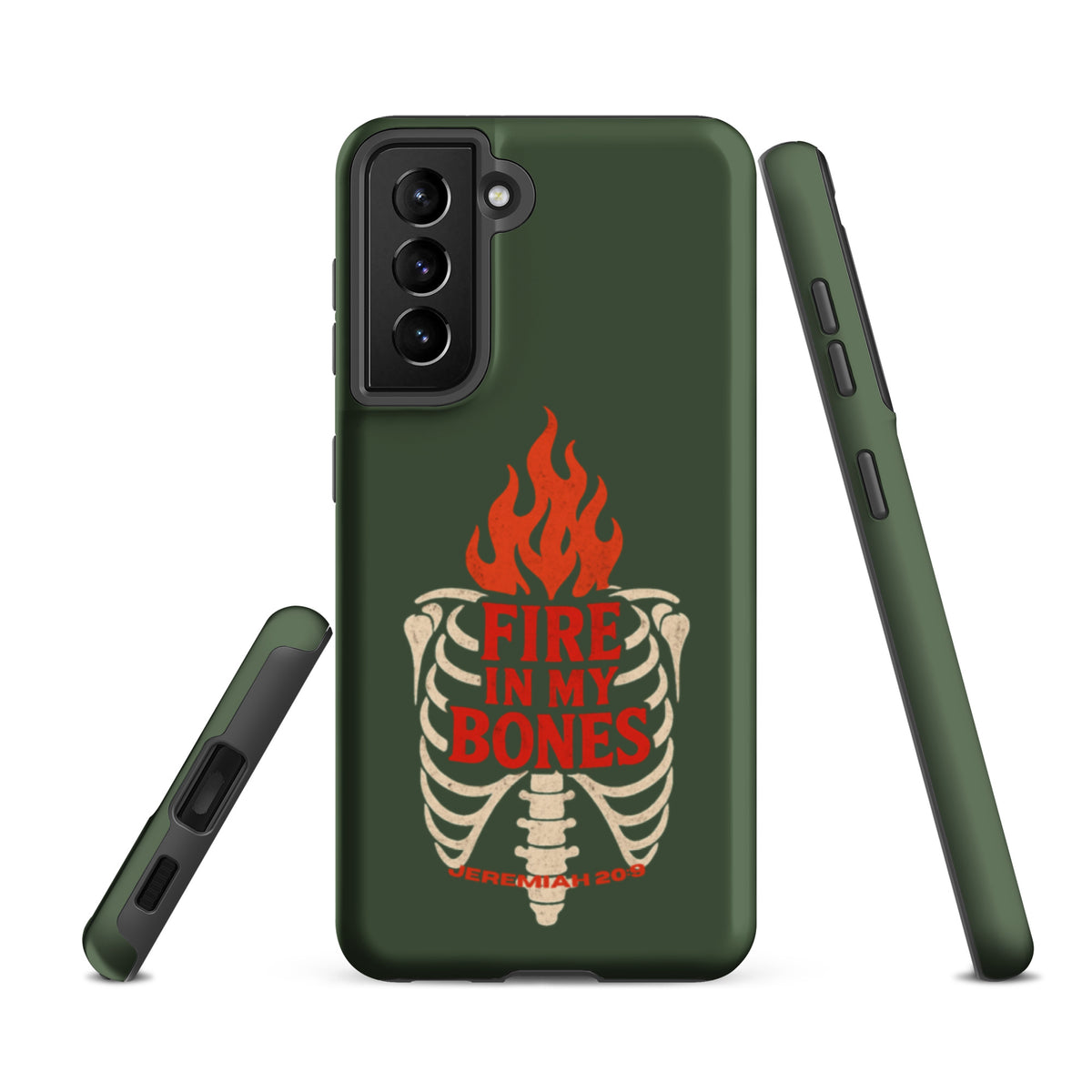 Fire in My Bones Tough Samsung Case - Samsung Galaxy S21 FE - Front View