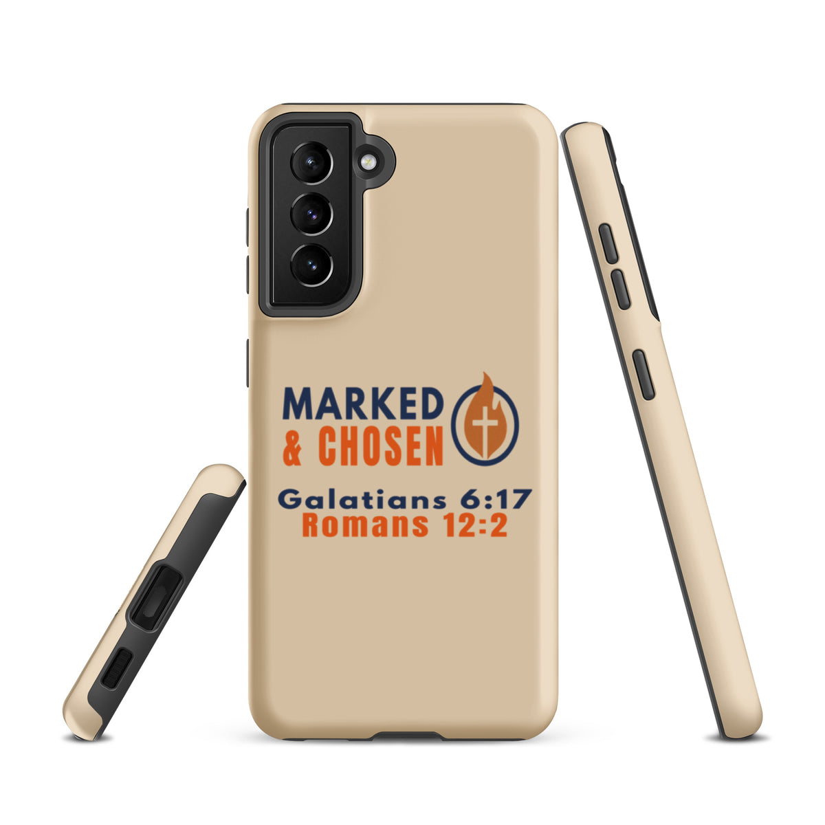 Marked & Chosen Samsung Galaxy Tough Case - Samsung Galaxy S21 - Front View